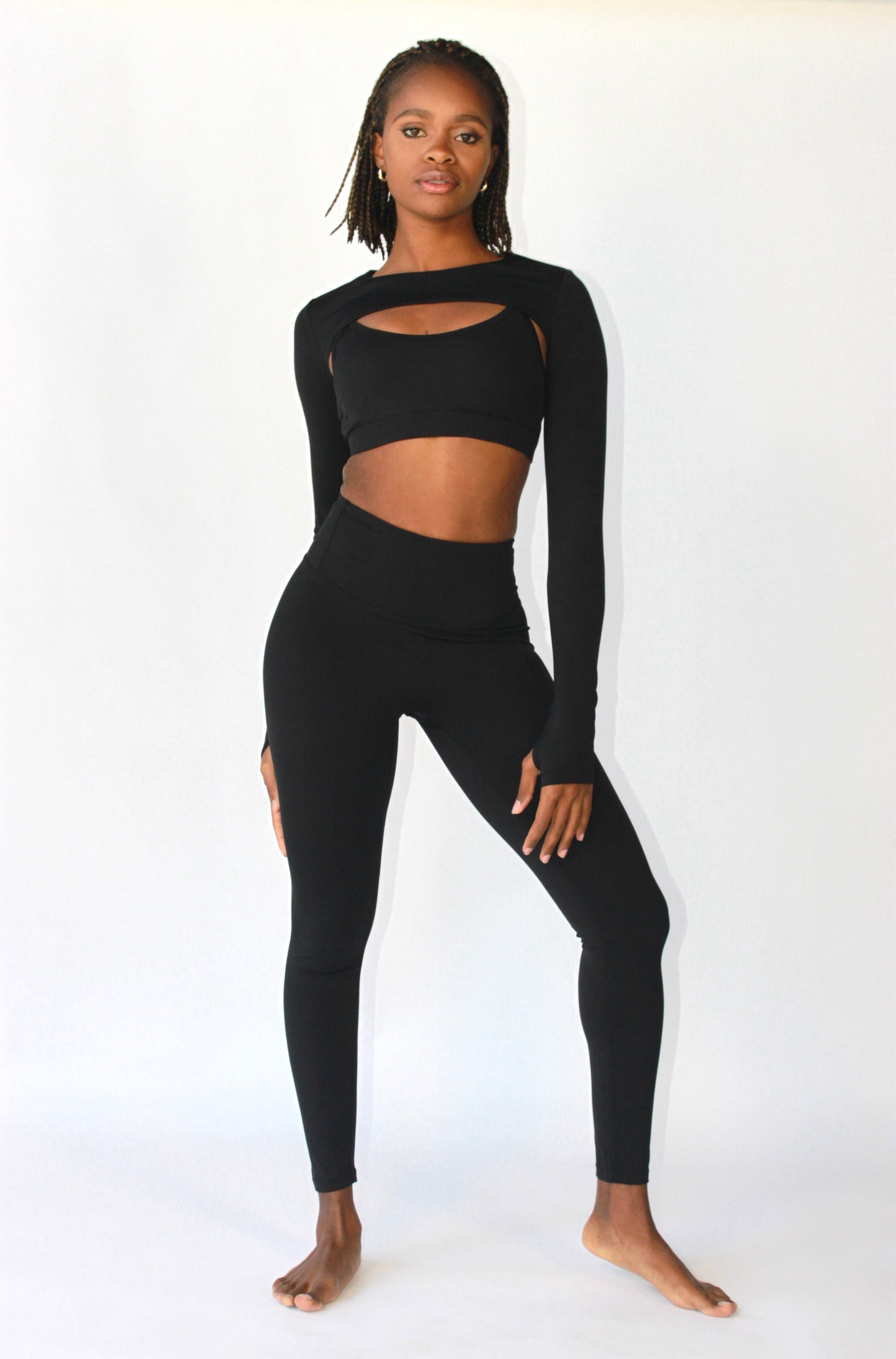 2 Piece | Bra & Long Sleeve